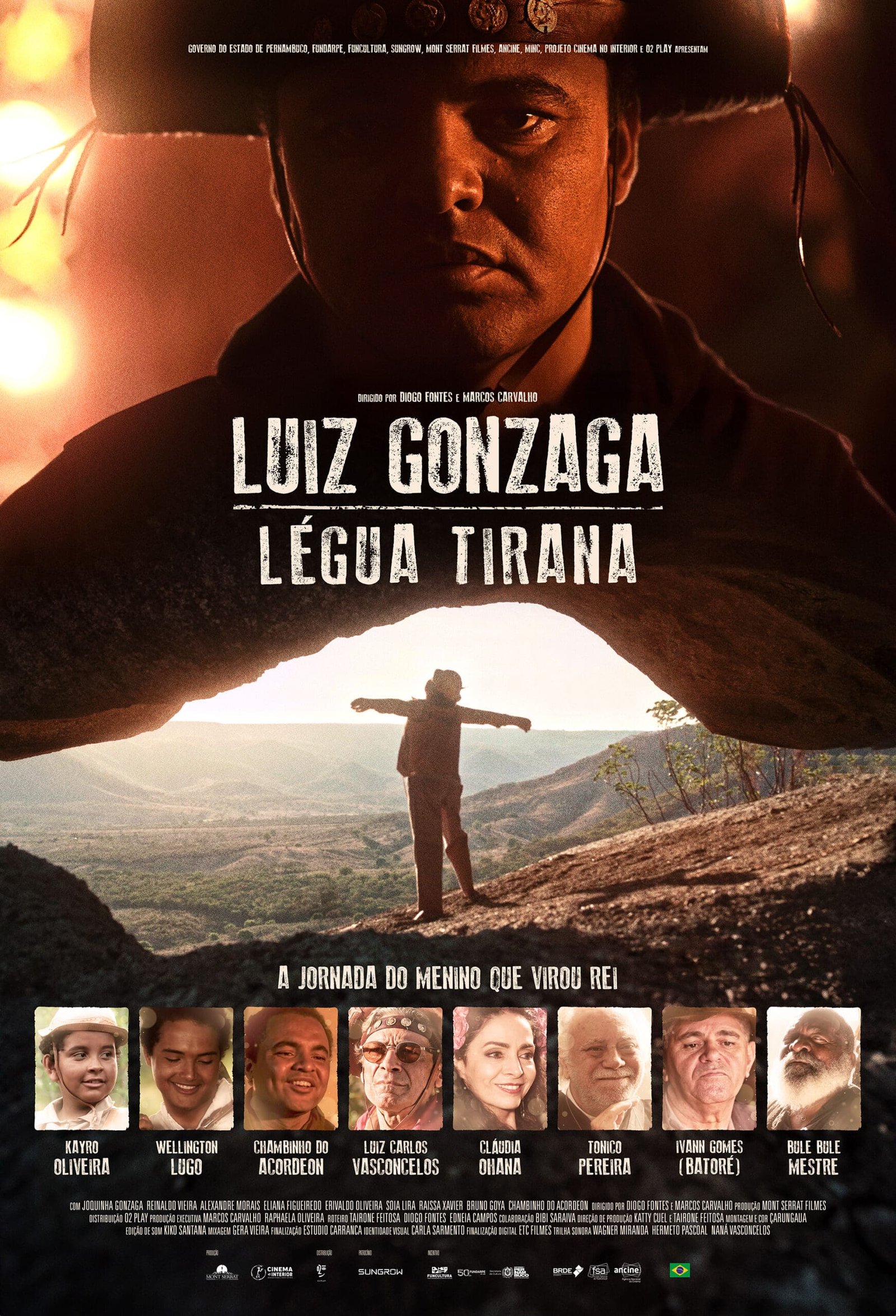 [EXCLUSIVO] Luiz Gonzaga – Légua Tirana | Cinebiografia do Rei do Baião ganha primeiro cartaz oficial