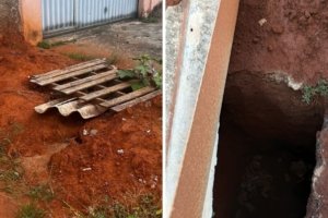Equatorial não faz reparo e buraco segue oferecendo risco desde março