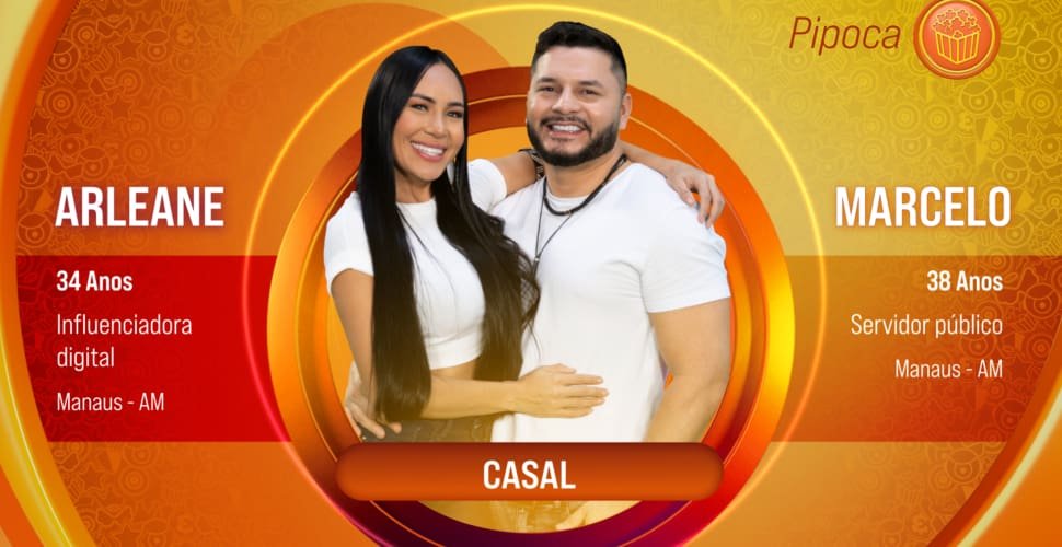 Qual dupla você elimina do Paredão? Arleane e Marcelo, Diogo e Vilma ou Edi e Raissa?