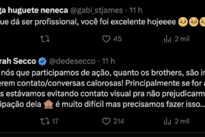 Deborah Secco explica dificuldade para ignorar Vitória Strada no BBB25