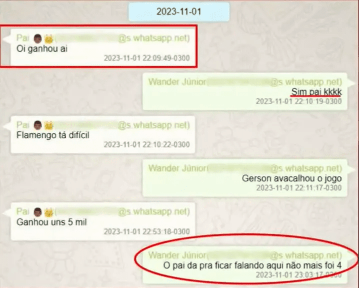 Irmão de Bruno Henrique revela que ganhou cerca de R$ 4 mil em apostas com o cartão amarelo / Reprodução: TV Globo