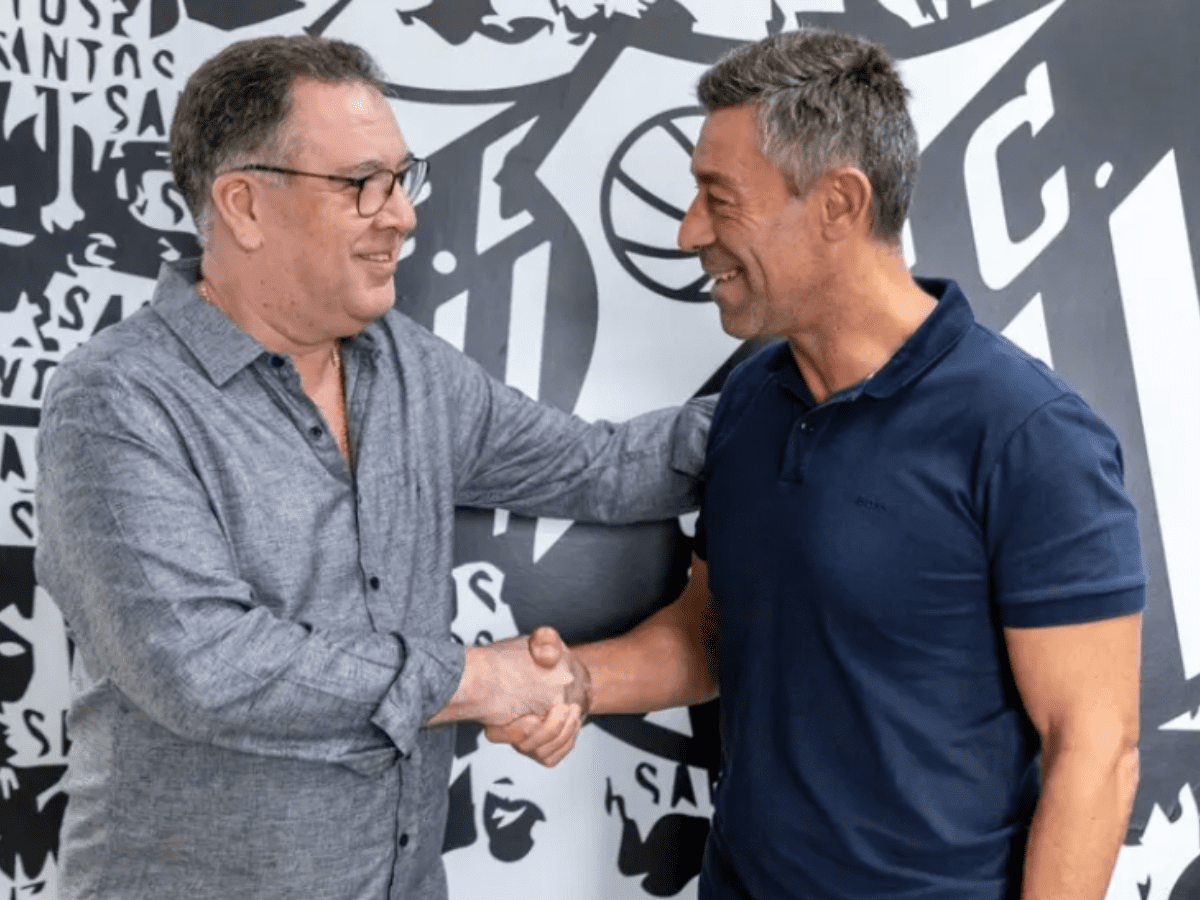 Reprodução/Bruno Vaz/Santos FC