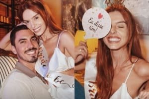 Noivo de Gi Lancellotti, Gabriel David, se declara em homenagem ao aniversário da atriz