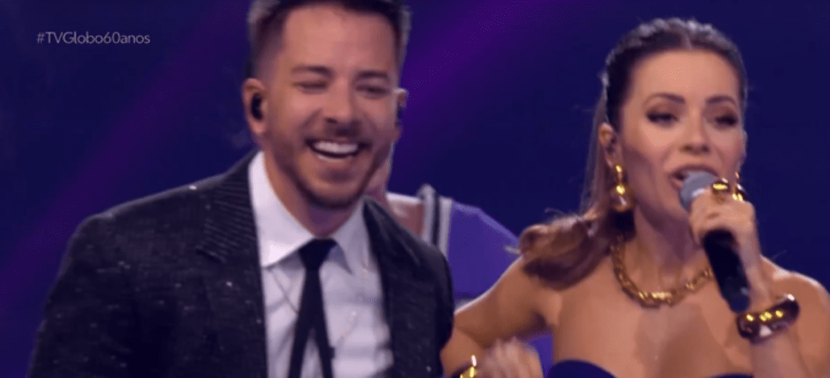 Sandy e Junior — Reprodução/Globo