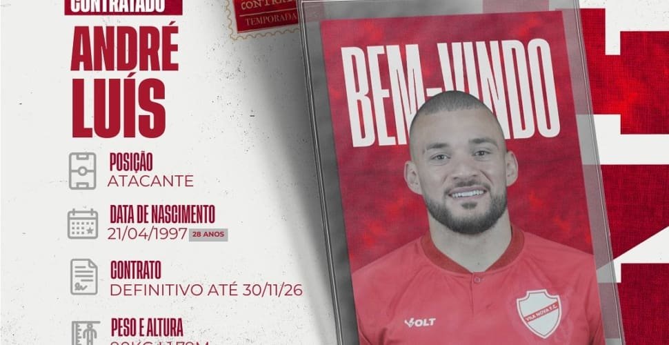 Vila Nova oficializa a chegada de mais um reforço visando a sequência da Série B