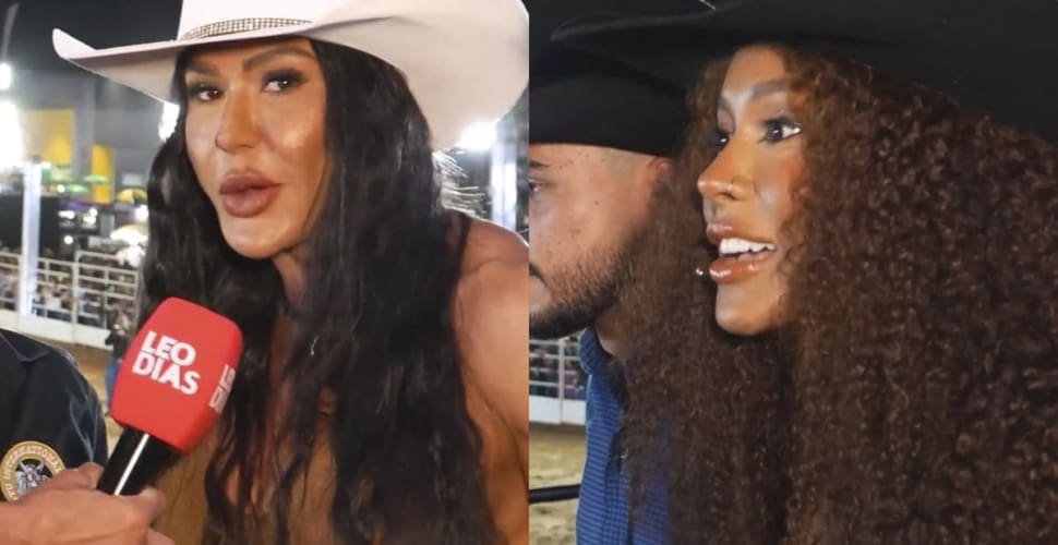 Gêmeos do BBB levam Gracyanne e irmã para rodeio e elogiam tratamento dos animais