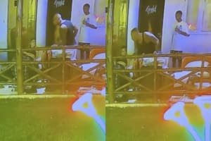 Bebida e tapa na cara: veja o momento da agressão no Rancho do Maia