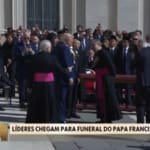 Líderes de todo o mundo estão reunidos para a missa de funeral do Papa Francisco