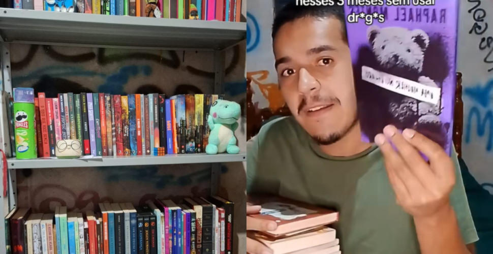 Menino do Vício: jovem viraliza ao contar como os livros o ajudam a vencer as drogas