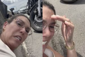 “Me proteja, Deus!”: tiroteio no Rio vira cena de terror e mulher se desespera