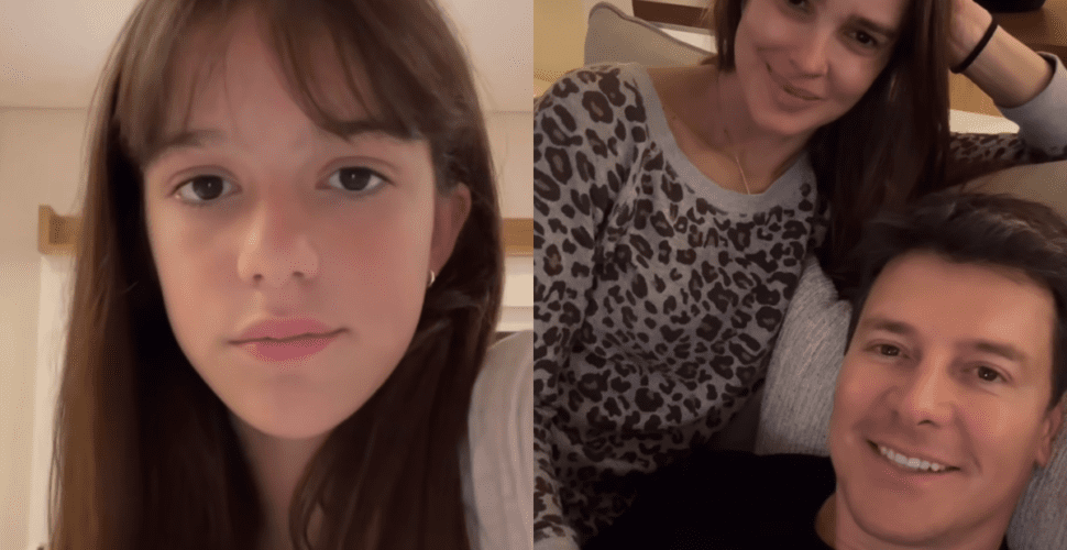 Filha de Rodrigo Faro salva banhista e pai comemora orgulhoso: “Heroína”