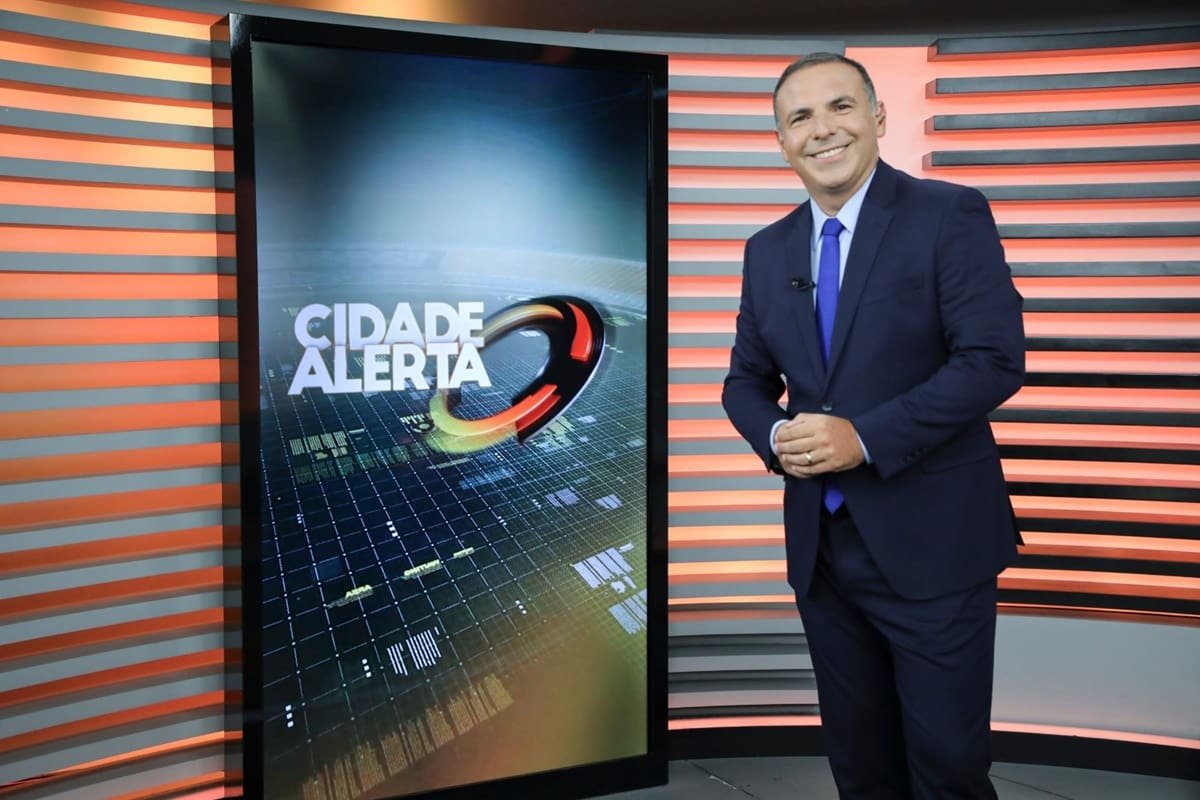Reinaldo Gottino é o novo apresentador do "Cidade Alerta" / Divulgação: Record