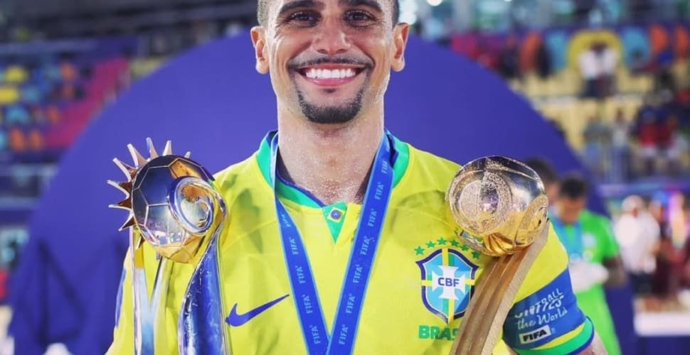 Rodrigo brilha e leva o Brasil ao hepta no Mundial de Futebol de Areia