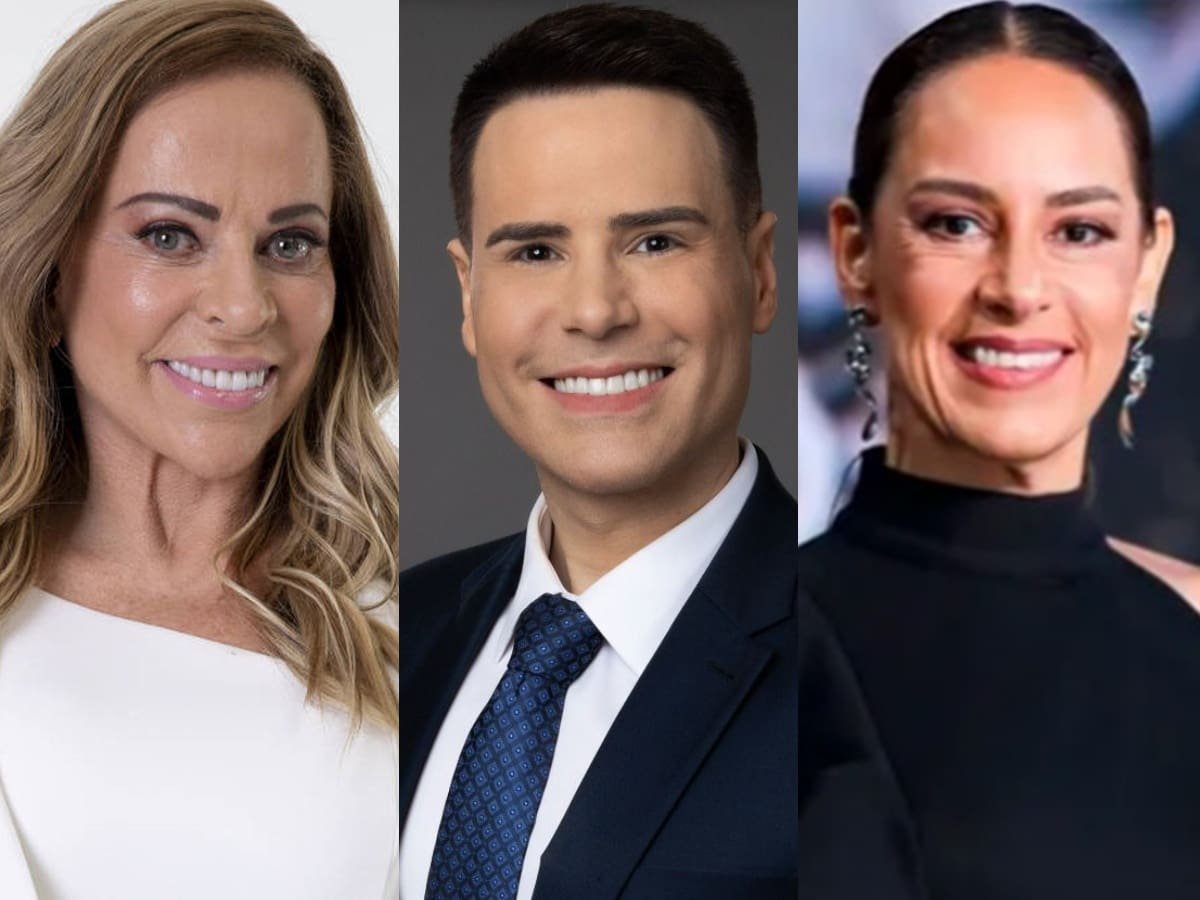 Christina Rocha, Luiz Bacci e Silvia Abravanel / Reprodução 