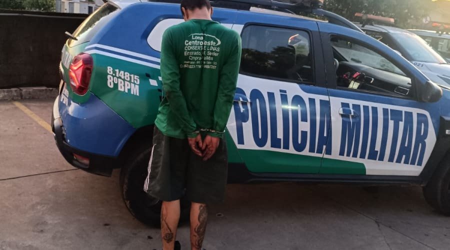 Ação da Polícia Militar resulta em prisão por tráfico de drogas