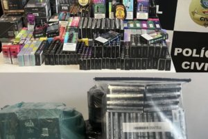 Após denúncia, PCGO apreende cigarros eletrônicos de R$ 50 mil