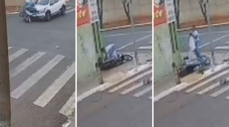 Bebê não resiste após acidente de moto com os pais