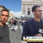 Direto de Roma, César Tralli mostra cidade lotada para o funeral do Papa Francisco