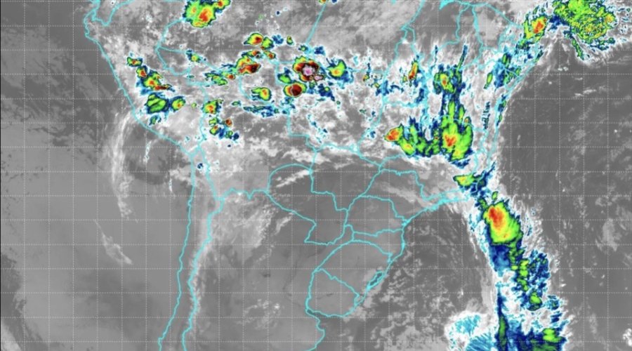 Chuvas desta terça são causadas por frente fria, informa Cimehgo