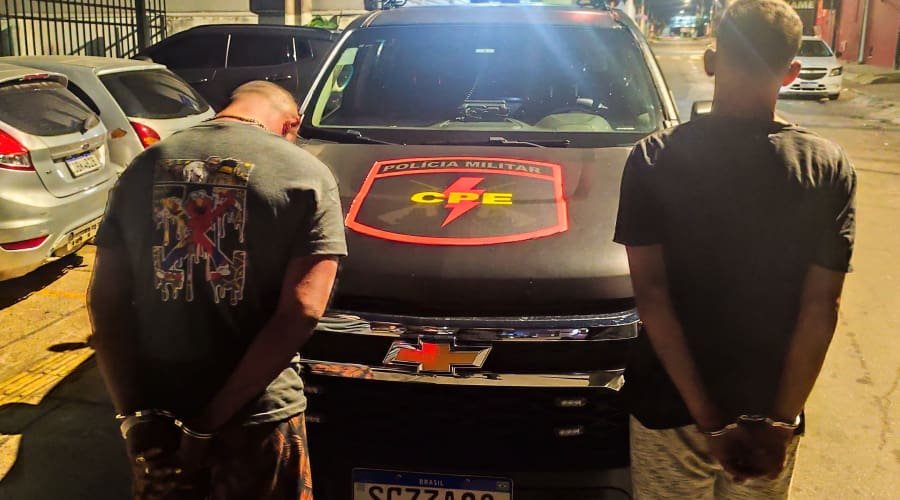 Crime por 50g de crack: dupla é presa em Aparecida