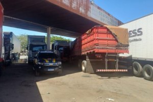 Dupla é presa em Goiás por furto de rodas e pneus de caminhões