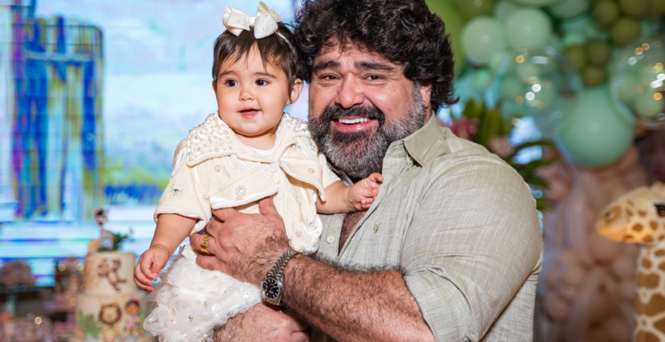 “Zoo da Bebela”: Fabiano Menotti comemora um ano de sua filha caçula