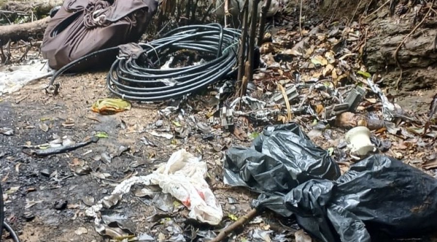 Furto de fios de cobre termina com três presos em Aparecida