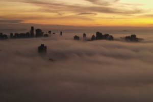 Goiânia e Aparecida amanhecem encobertas por neblina