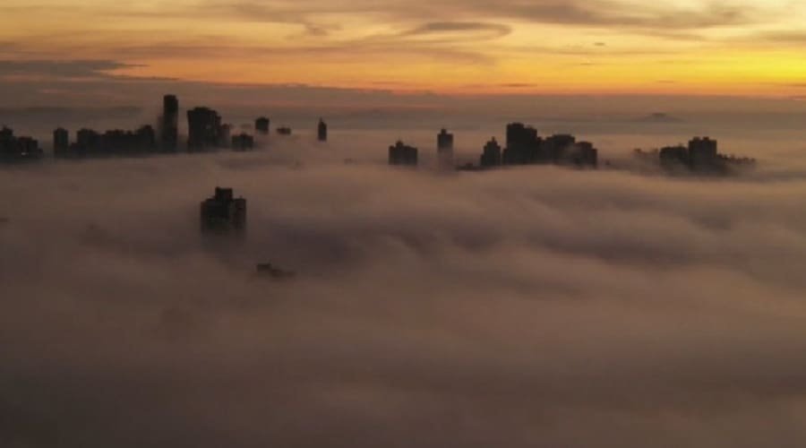 Goiânia e Aparecida amanhecem encobertas por neblina