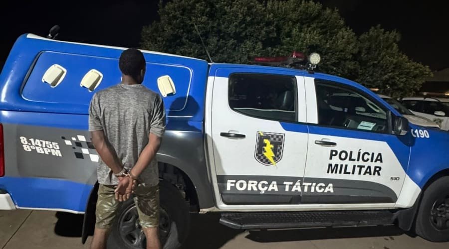 Homem é preso por roubar celular de idoso em Aparecida