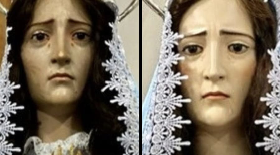 Imagem de Nossa Senhora após “harmonização facial” revolta fiéis