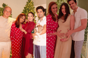 Luan Santana compartilha fotos do seu Natal ao lado de Jade e família