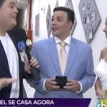 Fofocalizando mostra ao vivo casamento de Silvia Abravanel com Gustavo Moura