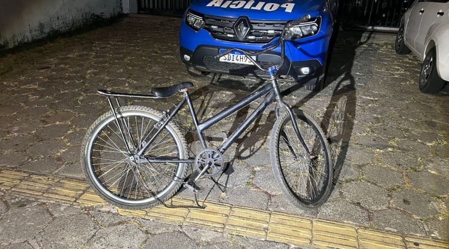 Pai manda filho furtar bicicleta e é preso em Aparecida