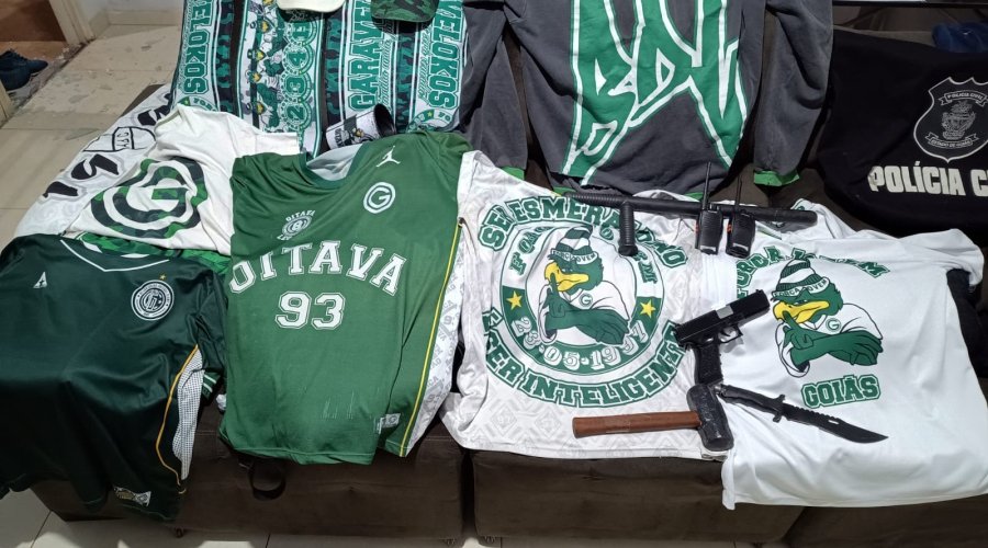 PCGO prende faccionados de torcida por emboscadas após jogos