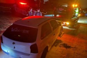 PM e Semma encerram festa e apreendem carros de som em Aparecida