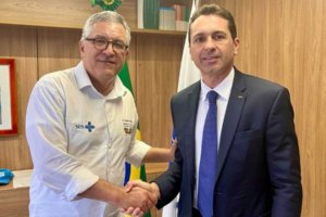 Prefeito Vilela e Ministro Padilha alinham novos investimentos para fortalecer a saúde em Aparecida