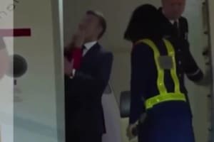 Primeira-dama dá ‘tapa’ no rosto de Macron e governo francês se pronuncia