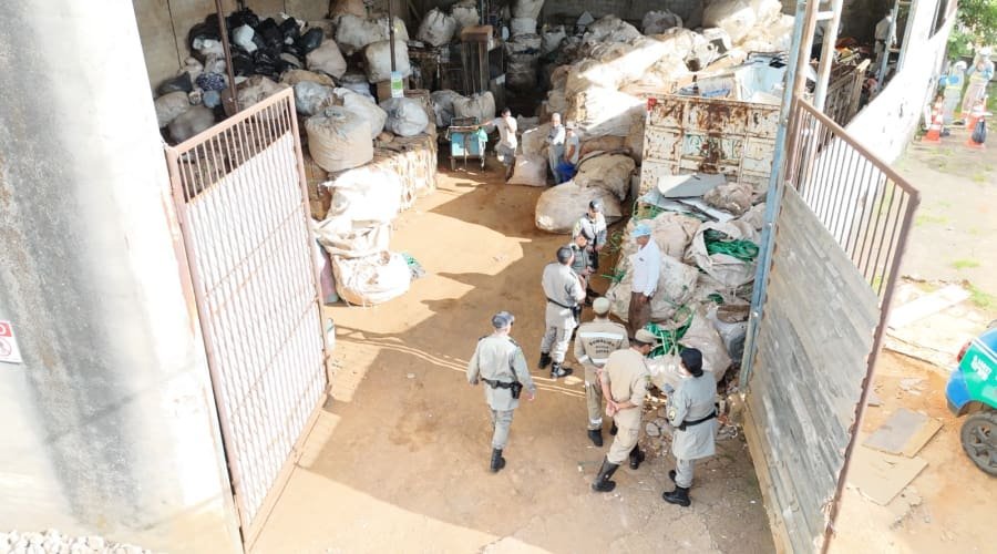 Reciclagens irregulares são alvo de nova operação em Aparecida