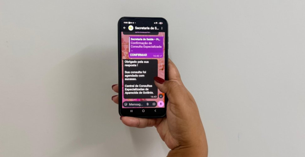 Saúde de Aparecida confirma consultas especializadas pelo WhatsApp