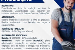 Vaga Ajudante de Produção