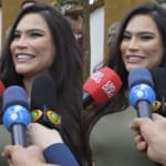 Raissa Barbosa se derrete por Jake e Mariano no casamento e comenta gravidez