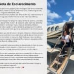 Piloto de avião que levava Lívia Andrade detalha falha no trem de pouso e manobra de emergência