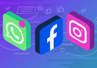 Como seriam as redes sociais sem união entre Facebook, Instagram e WhatsApp