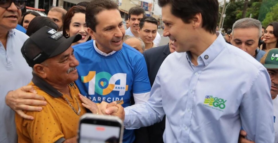 Prefeito Vilela e governador Daniel anunciam programa de obras Pra Frente Aparecida