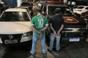 Dupla é presa em flagrante após assaltar farmácia