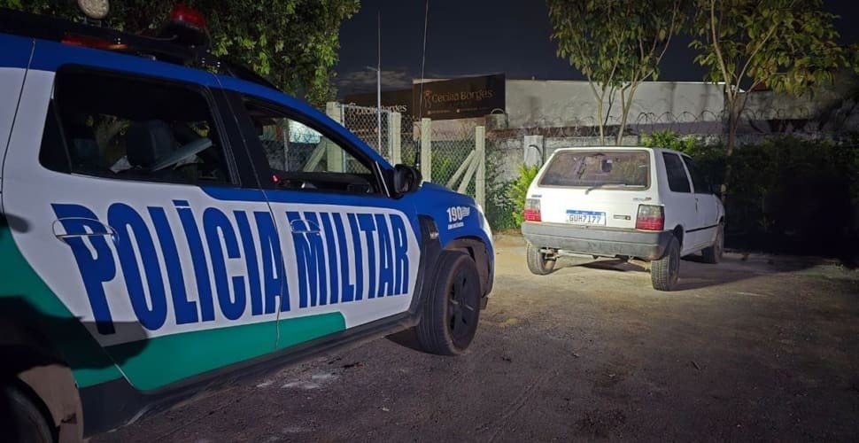 Idoso embriagado faz “oração” antes de entrar na viatura em Aparecida