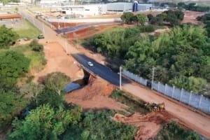 Prefeito Vilela libera pista da ponte da Avenida Toledo que dá acesso a BR-153