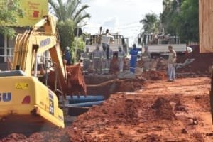 Gestão Vilela executa novas obras de drenagem em Aparecida