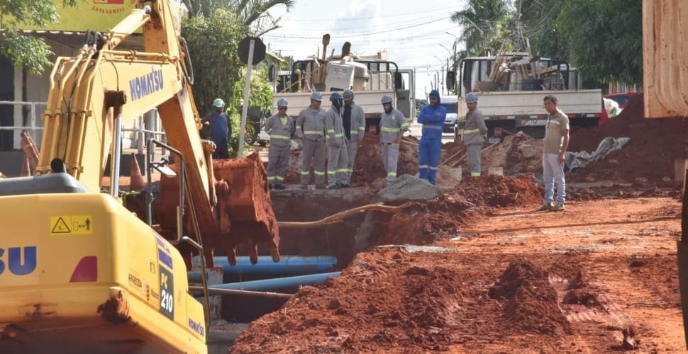 Gestão Vilela executa novas obras de drenagem em Aparecida
